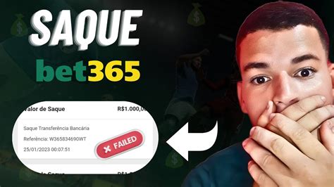 saque bet365 não caiu